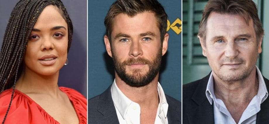 Chris Hemsworth - Tessa Thompson - Liam Neeson in New Men In Black - Newslibre
