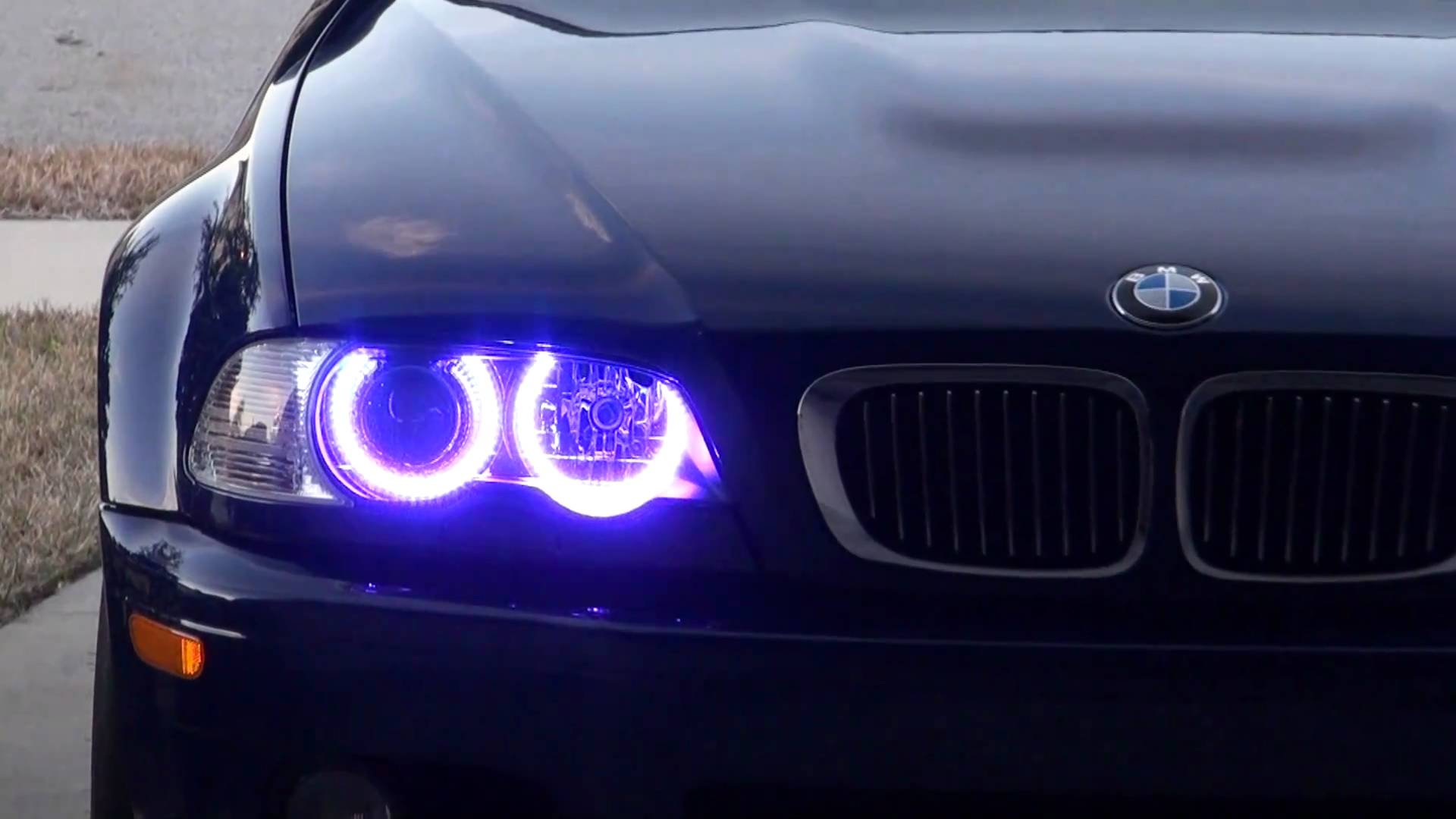A BMW is never complete without the angel eyes. 