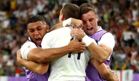 England Knockout Australia from Rugby World Cup 1