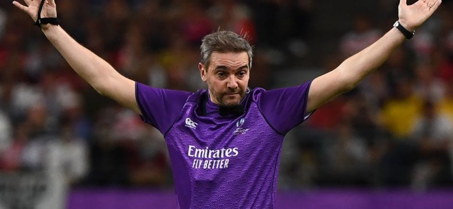 Jerome Garces Will Be Center Referee As England Take On South Africa in Rugby World Cup Final 1