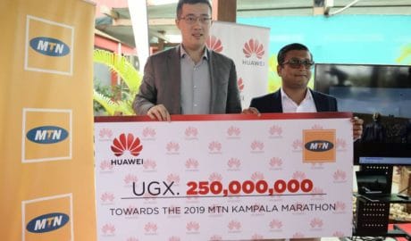 Huawei Gives 250,000,000 shillings to Maternal Health Care in Uganda As Partners of MTN Marathon 10