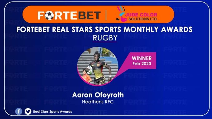 Aaron Ofoywroth is February's Rugby MVP 1