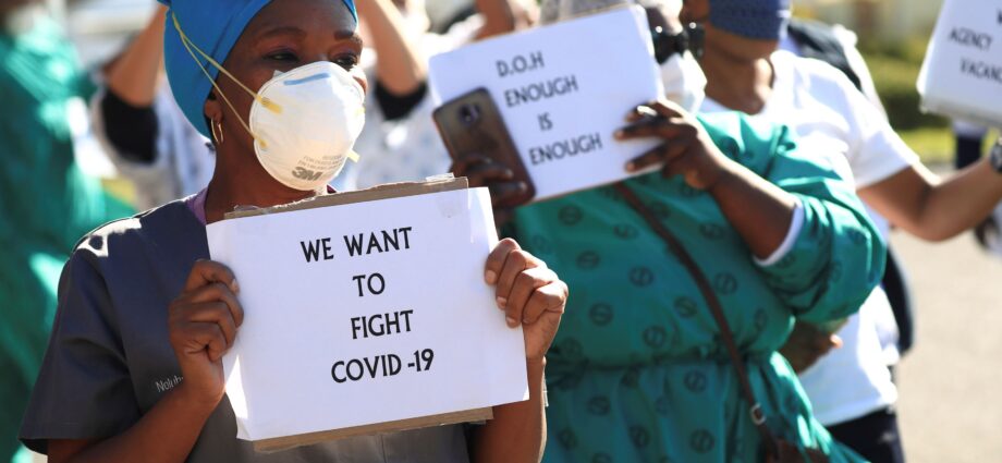 South Africans Protest over COVID19-Relief Fund Misuse - Newslibre